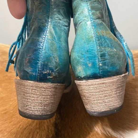 Ferrini womens ankle booties size 7.5 very nice and great color! - Picture 6 of 11